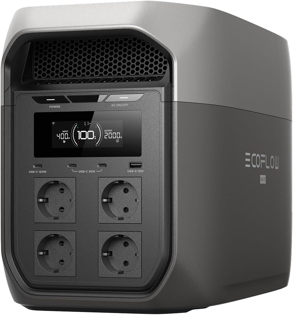 Station électrique, 3 200 W, batterie LFP, EF ECOFLOW, portable