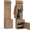 Portant, 50 × 35 × 57 cm, CDF, 50 × 27 × 124 cm, 16 mm, 3in1