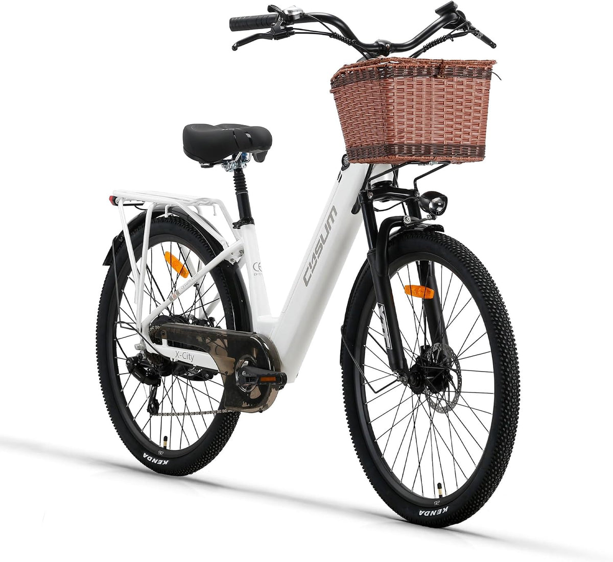 Vélo, 48 V, cysum, 10, 4 Ah, 250 W, 185 cm, 7 vitesses, 25km, 48V, 10.4Ah, 250W, commutation urbaine