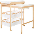 Table à langer, 100 cm, Bois Naturel, roba, 83 cm, 94 cm, 2EN1, Bain Bébé Dès la Naissance