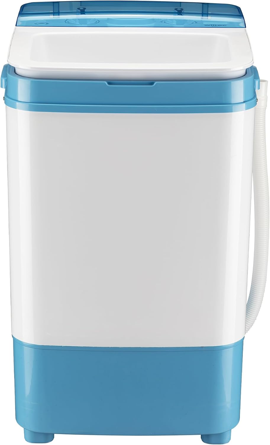 WilTec Mini lave-linge, 37 × 38 × 66 cm, Lave-linge camping jusqu'à 6, 0 kg 280 W, machine à laver de voyage avec minuterie, portable