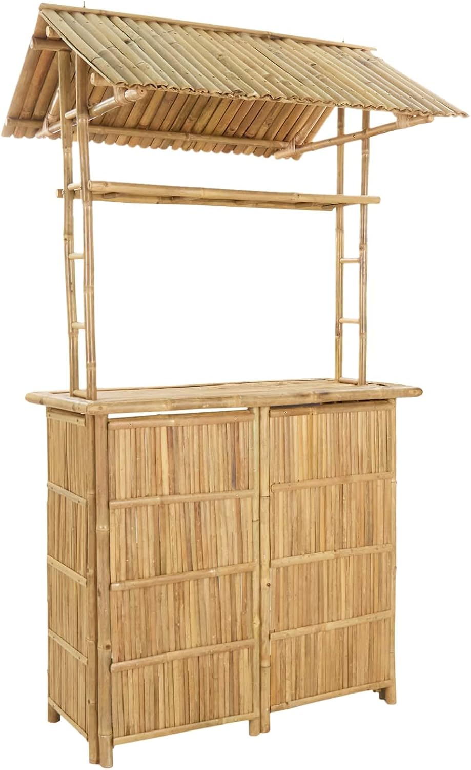 Table, 115 × 95 × 214 cm, pour l'extérieur, vidaXL, résistante, pour soirées d'été, jardin, déco écolo et minimaliste