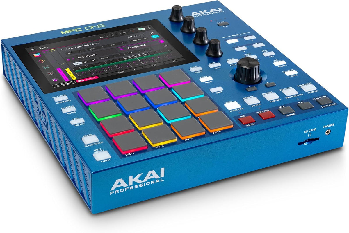 Contrôleur MIDI, Wi-Fi, 7 pouces, Akai Professional, MPC One G2 Centre de Production Autonome Next-Gen, Bluetooth, commande tactile