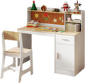 Bureau, 40 cm, GOPLUS, Naturel