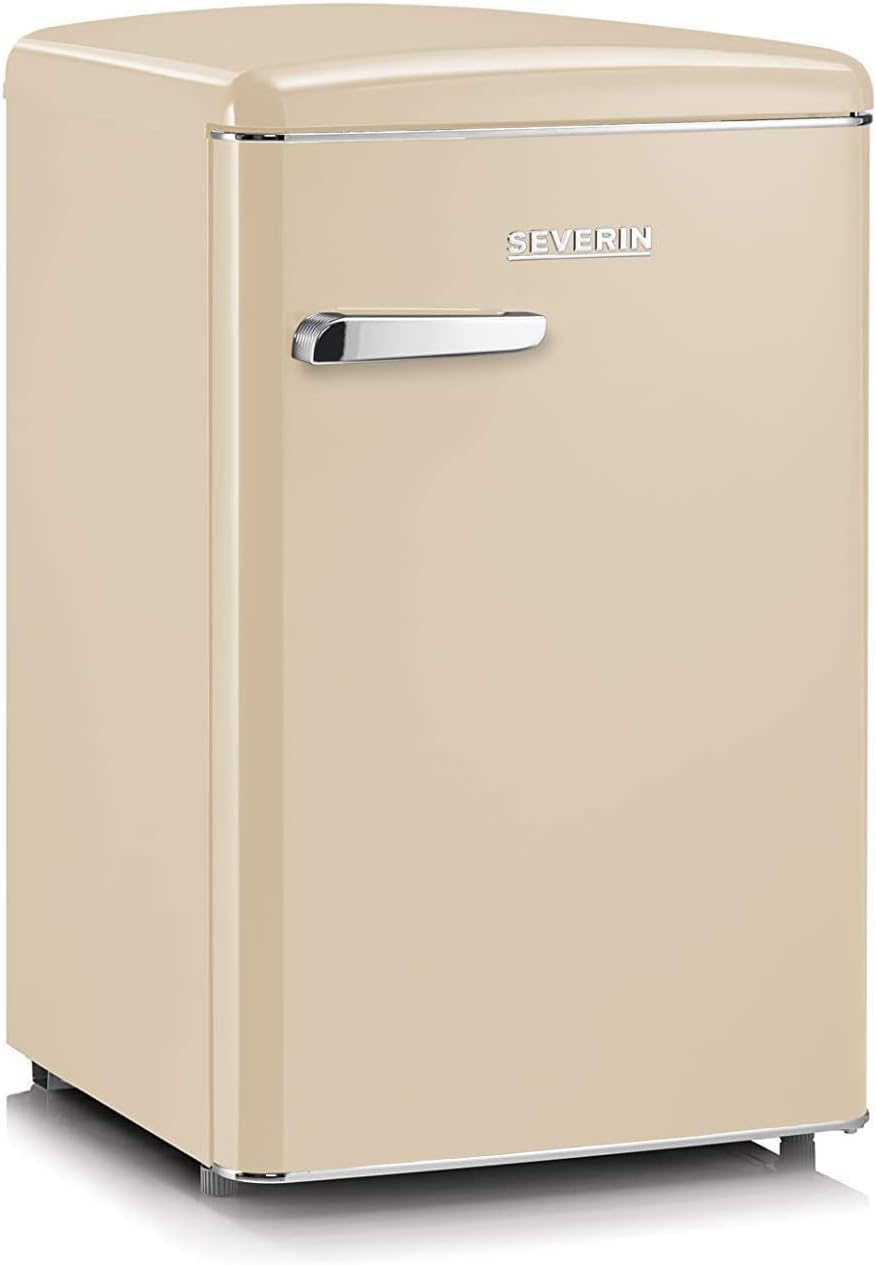 Severin Réfrigérateur, 55 cm, éclairage LED, verre, 37 dB, 89, 5 × 55 × 61, 5 cm, Longueur 55 cm, 108L, 95L, 13L, 1, 5L, 110 kWh/an, RKS 8833