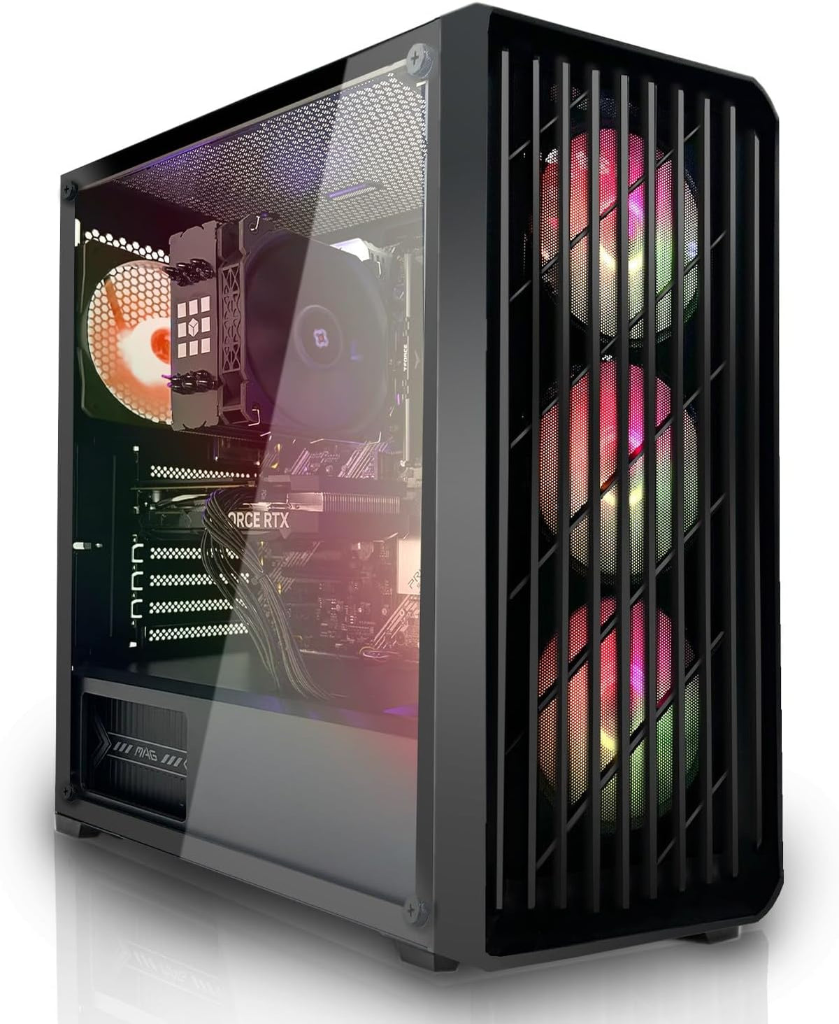 SYSTEMTREFF Tour, 95 mm, 5700X, 3 × 3, 5mm, AMD Ryzen 7 5700X, RTX 5060 8Go, PC Gamer