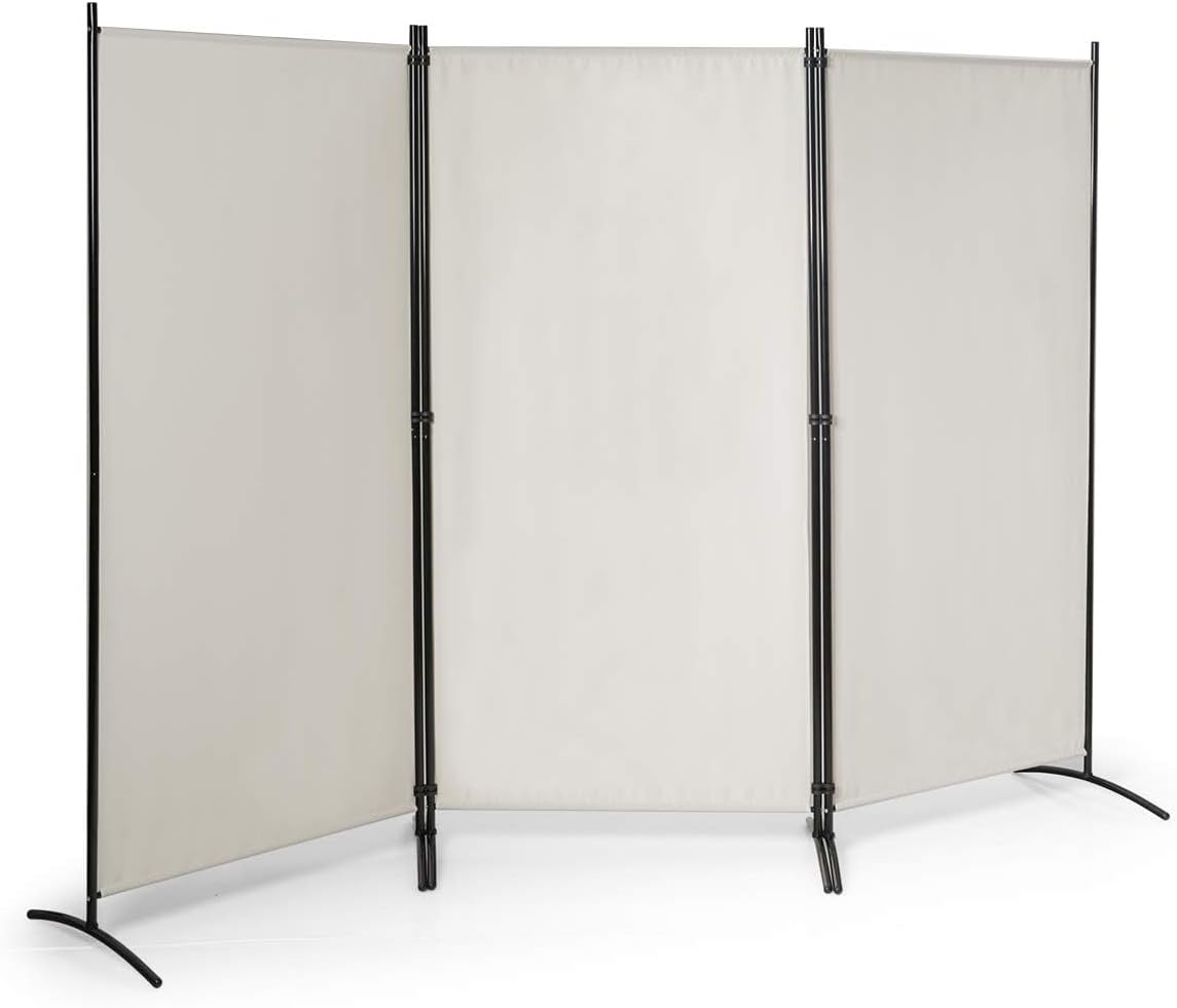 Paravent, pliable, 260 × 183 cm, FANTASK, réglable