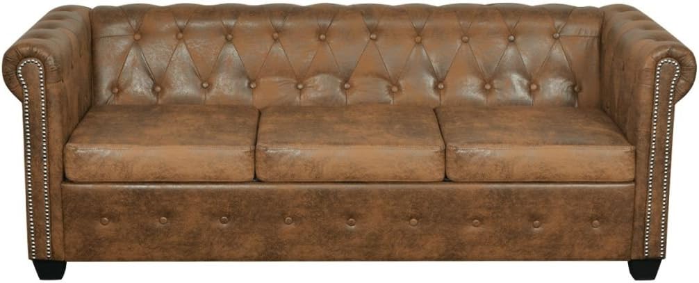 Canapé, 200, 5 × 76 × 70 cm, Festnight, 165, 5 cm, 55, 5 cm, 41 cm, 43 cm, 10 cm