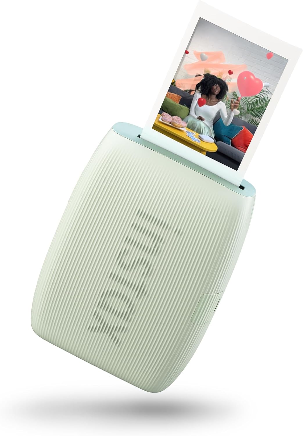 Appareil photo instantanés, Mini Link 3 imprimante Photo pour Smartphone Vert Sauge, Bluetooth, INSTAX, éclairage LED
