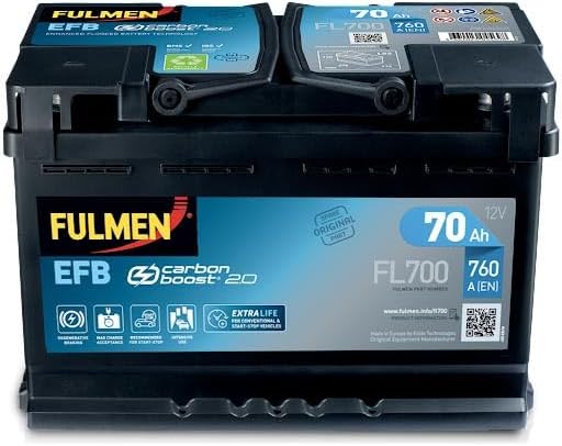 Batterie, 760A FL700, Fulmen, 70Ah, portable
