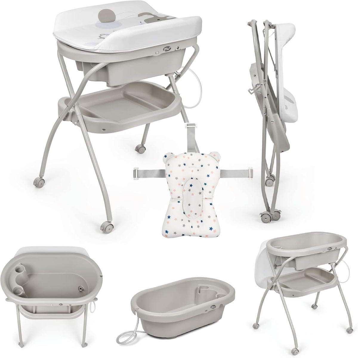 Baignoire et sièges de bain, ms, BabyWorld Bubble + Réducteur
