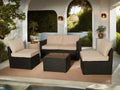 Salon de jardin, 135 L, verre, 60 L, 61 L, 5 mm, 8 cm, Entretien Facile