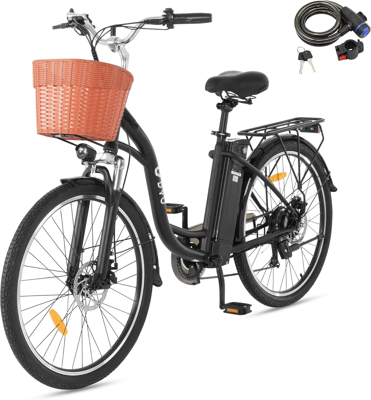 Vélo, 36 V, DYU, 12, 5 Ah, 6 Vitesses, 26 pouces, 36 V 12, 5 Ah