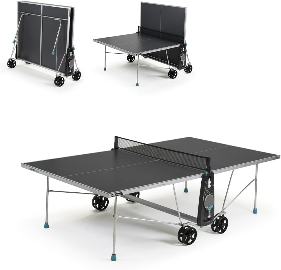 Table, pliable, 4 mm, Loisir de Jardin, Cornilleau, 100X, Bleu ou Gris, Agrément FFTT