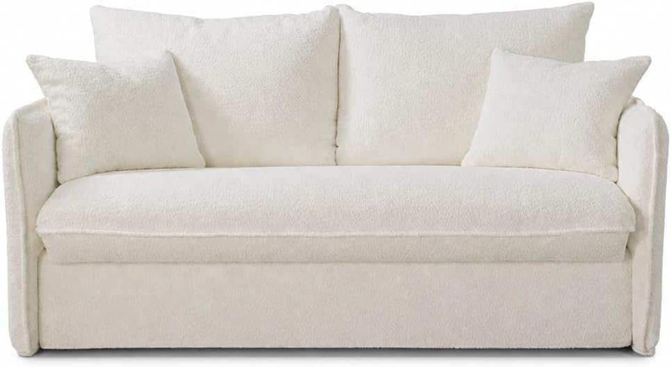 Canapé, 140 cm, Bestmobilier, 14 cm, 3 Fonction, Gauthier, Beige