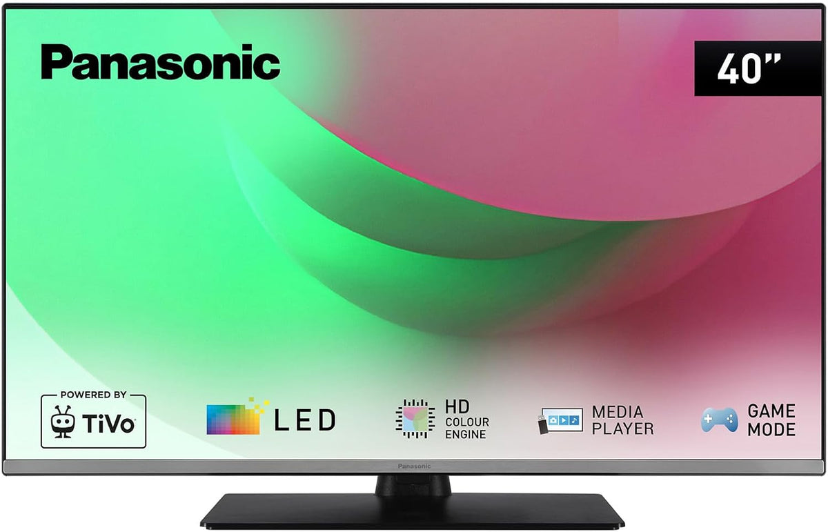 Téléviseur Panasonic TB-40S45AEZ, télécommande, 40 Pouces, pour Une Expérience Visuelle, Mode Jeu, 2024, éclairage LED, Full HD, TiVo, Media Player
