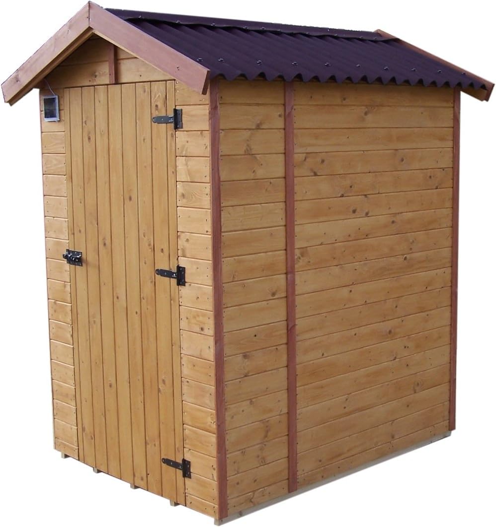 Abri de jardin, 25 × 40 mm, Abri WC Panneaux de Bois, Habrita, 25 × 25 mm, 12 mm, 16 mm, 35m2, 16mm, 1.35m2