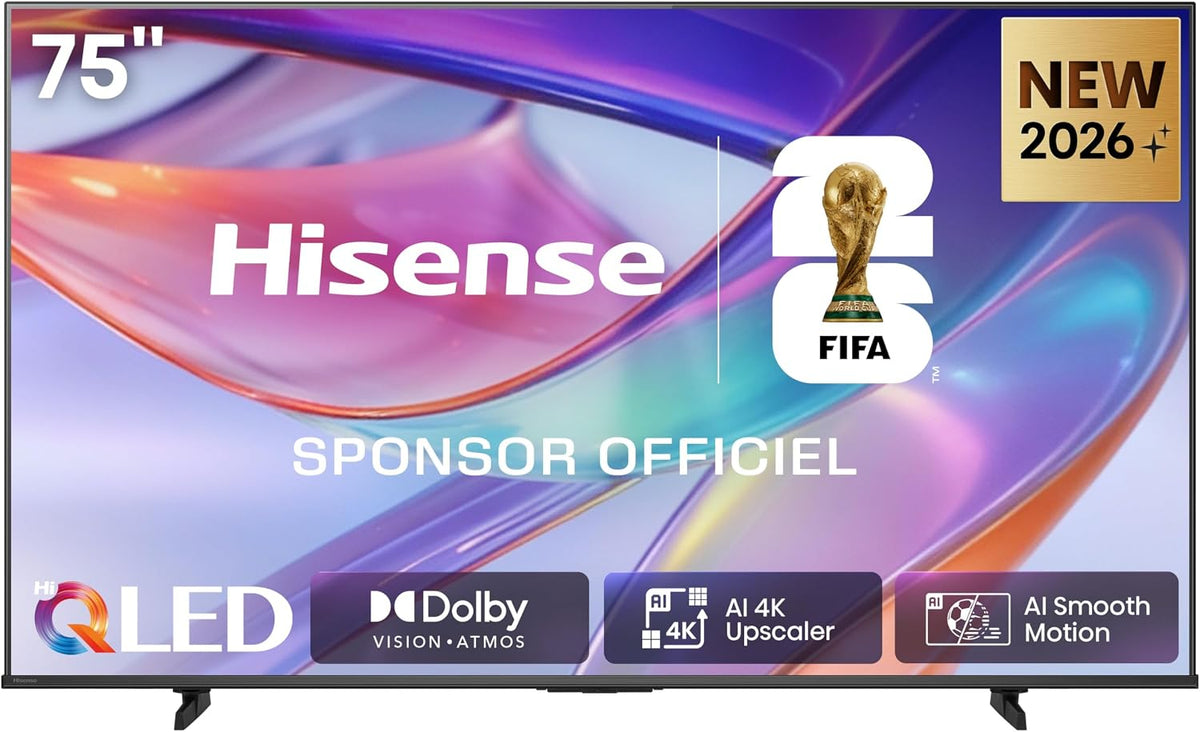 Hisense 75E7DS E7DS Téléviseur, 189 cm, Game Mode Plus, 120Hz, TV 75E7DS QLED 4K 75', - Série E7DS, 120Hz HSR, Dolby Vision, ADS