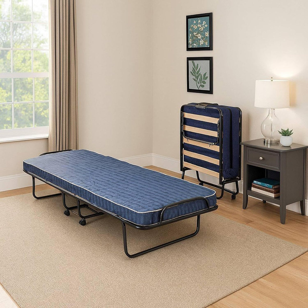 Lit Talamo Italia 80x190h37, 80 × 190 × 37 cm, 100% Made in Italy, Matelas Inclus