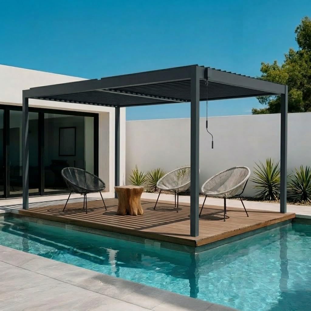 Tonnelle, 394 × 304 cm, Cazeboo, 4 × 3 m, pose libre