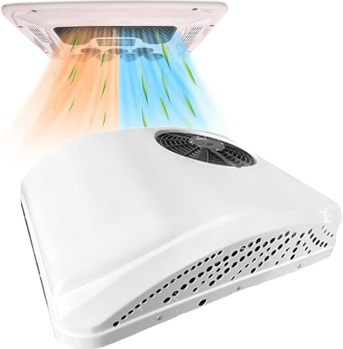 Climatiseur DPQYJPP, télécommande, 12 V, Voiture Camion Camper Blanc-24v, 24 V, 48 V, 60 V, 72 V, 220 V, 8 500 BTU, 4 000 BTU, 45 dB, 12v