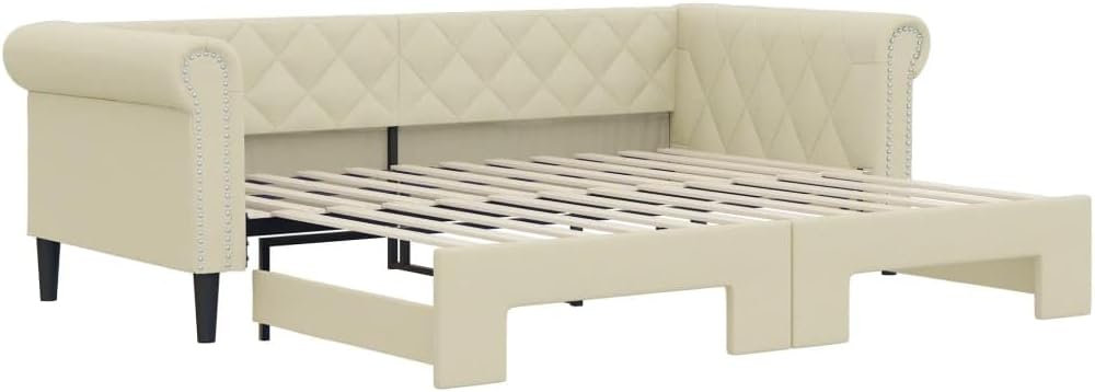 Lit vidaXL 90x200, Meuble de Chambre à Coucher Salon, 90 × 200 cm, Moderne