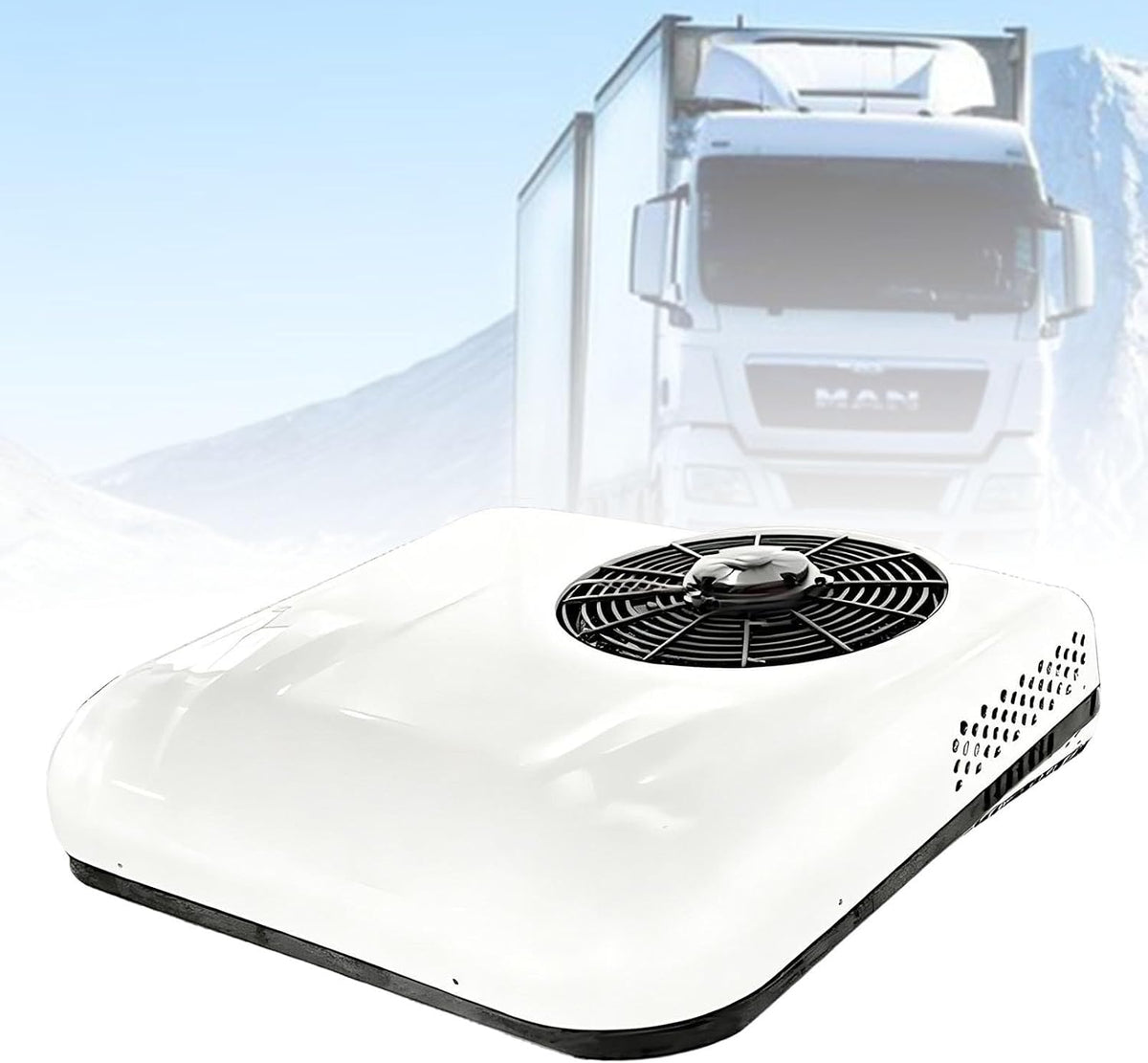 Climatiseur ROGHA, 250 × 410 mm, 685 × 680 × 145 mm, 20 dB, Réversible à Fréquence Intelligente Blanc-24V, 12V, Silencieux