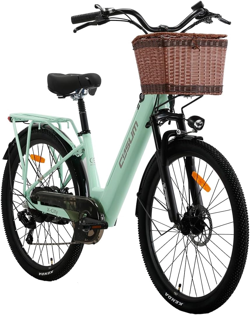 cysum VTT, 48 V, 10, 4 Ah, 250 W, 185 cm, 7 vitesses, 25km, 48V, 10.4Ah, 250W, commutation urbaine