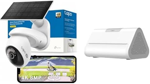 Tapo Caméra de surveillance, Batterie 10000 mAh, H500 C660, Wi-Fi, Vision Nocturne, Alarme Rapide et antivol